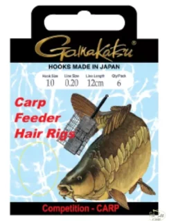 GAMAKATSU HOOK BKS-3310B CARP 40CM COMP