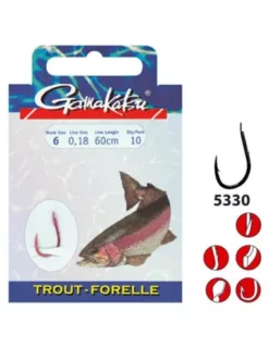 GAMAKATSU HOOK LS-5330R (RED)