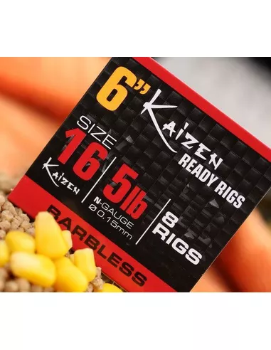 Guru Kaizen Pole Rigs 6 Inch Barbless