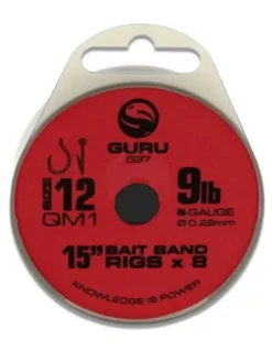 KORDA Guru QM1 Banded Hair Rigs 15inch Mt16