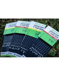 KORUM 4” BIG FISH HAIR RIGS W/QUICKSTOPS