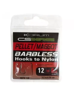 KORUM HOOKS TO NYLON POWER BAND - SHORT SIZE 18 (10)