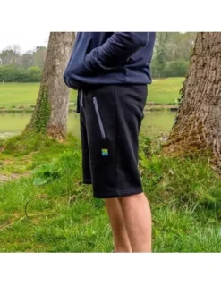PRESTON BLACK JOGGER SHORTS - XXL