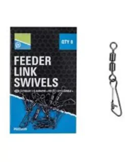 PRESTON DOUBLE FEEDER LINK SWIVELS