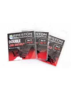 PRESTON DOUBLE LINK SWIVELS - SIZE 8 (10)
