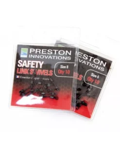 PRESTON SAFETY LINK SWIVELS - SIZE 6 (10)