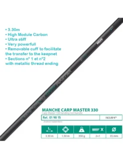 RIVE LANDING NET HANDLE - CARP MASTER 330