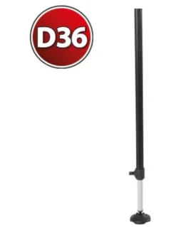 Rive Poot Telescp. L750/1050 Zwart D36